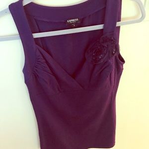Express purple tank top